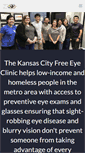 Mobile Screenshot of kcfreeeyeclinic.org